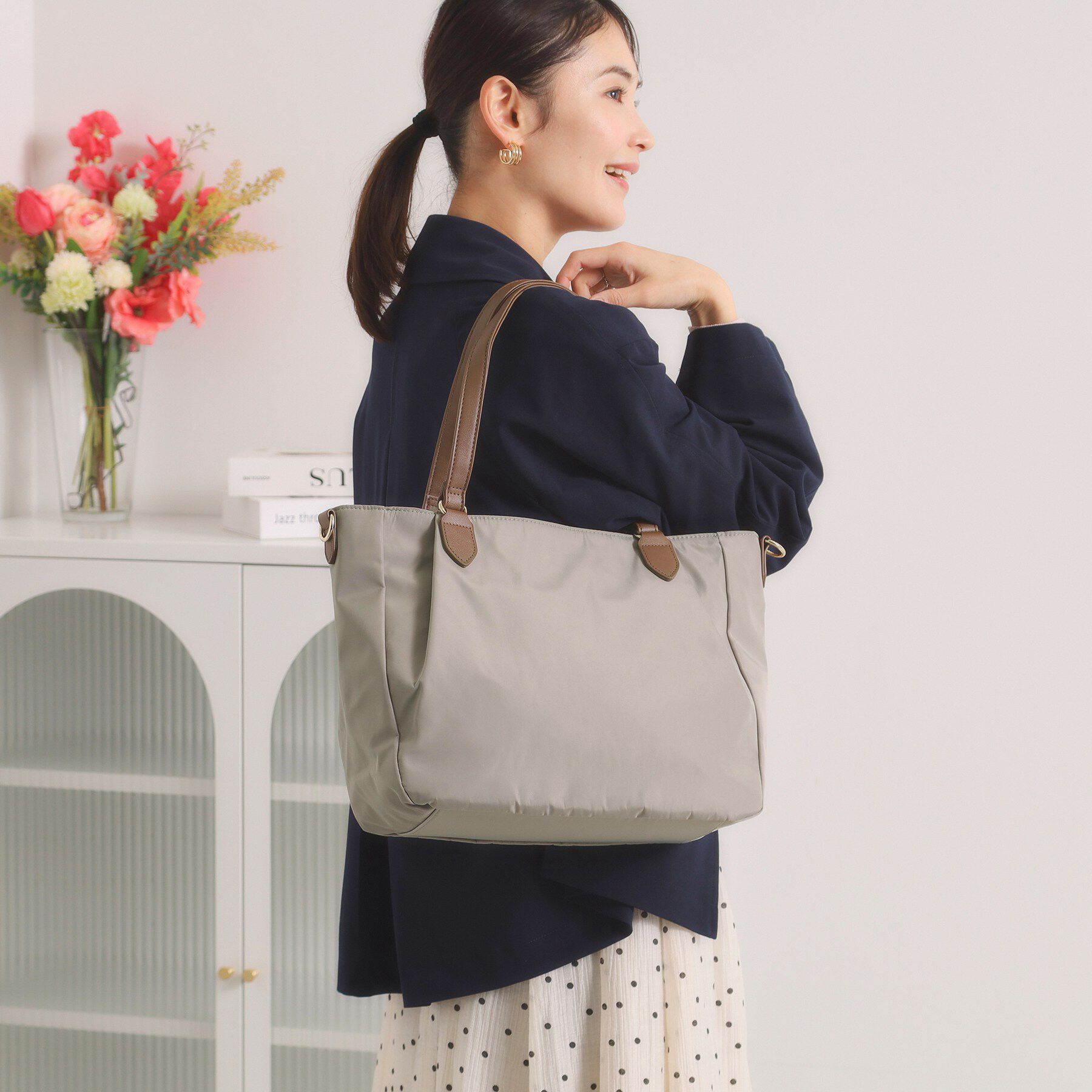 ITS&rsquo;DEMO「【2way／6ポケット】コンビA4トート」|トートバッグ|