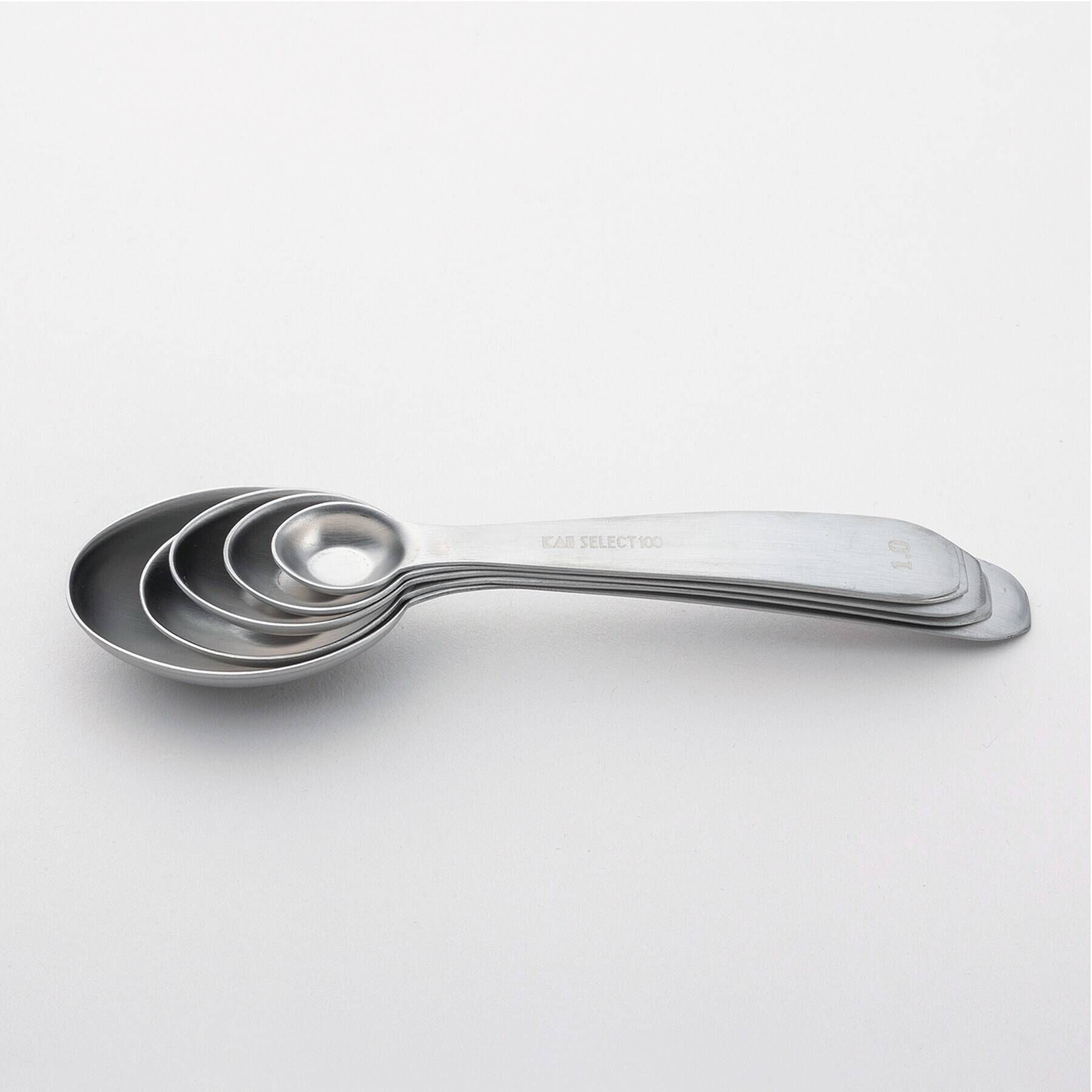 212 KITCHEN STORE「SELECT100 (セレクト100) GL オーバル型計量スプーン 5本セット」|食器・キッチングッズ|