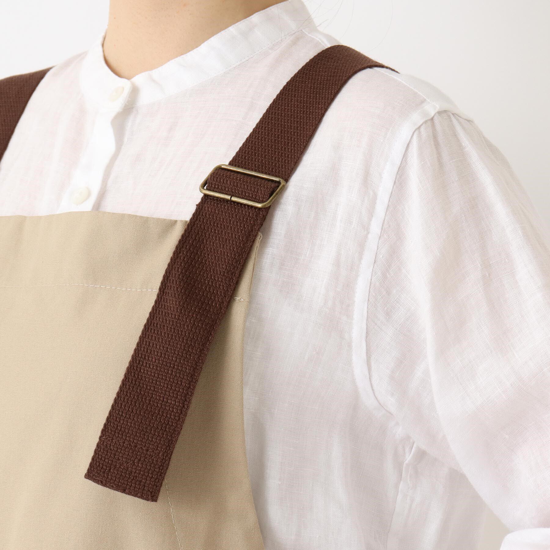 212 KITCHEN STORE「カバーオールロングエプロン グレージュ ＜FABORI ファボリ＞」|食器・キッチングッズ|