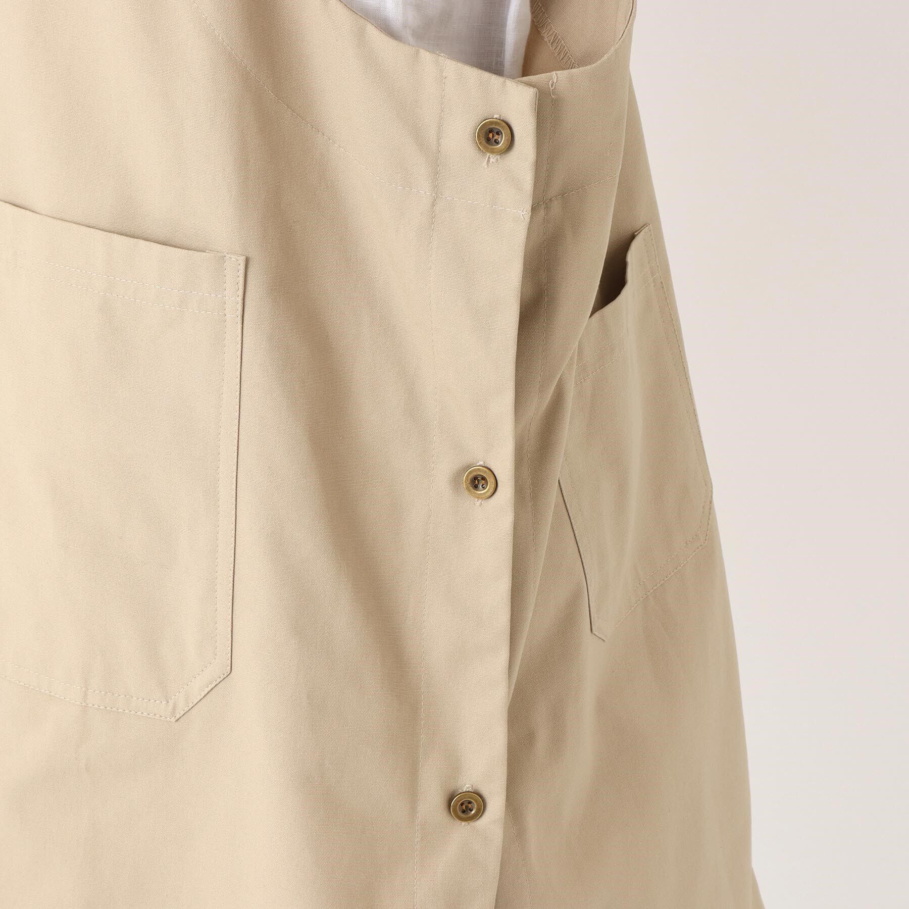 212 KITCHEN STORE「カバーオールロングエプロン グレージュ ＜FABORI ファボリ＞」|食器・キッチングッズ|