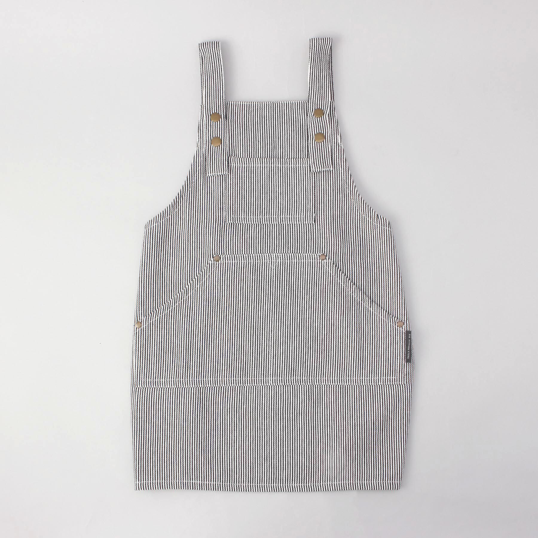 212 KITCHEN STORE「ヒッコリーストライプエプロン キッズ BK ＜212Kオリジナル＞」|食器・キッチングッズ|