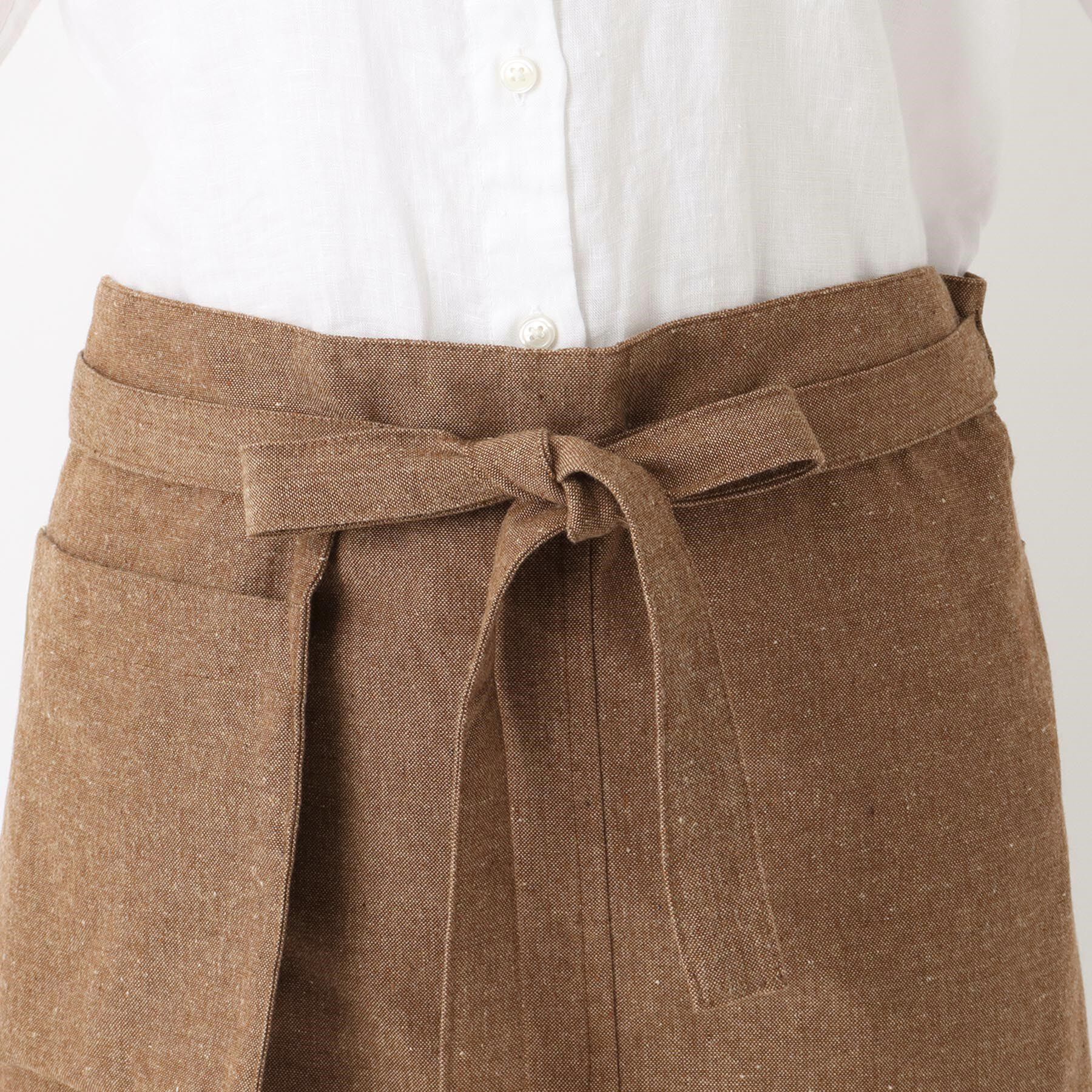 212 KITCHEN STORE「ギャルソンエプロン リサイクルコットン アーモンド」|食器・キッチングッズ|