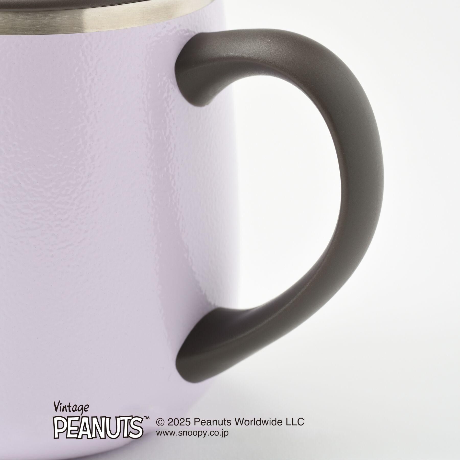 212 KITCHEN STORE「PEANUTS 蓋つきステンレスマグShort PURPLE ＜BRUNO ブルーノ＞」|グラス・マグカップ|