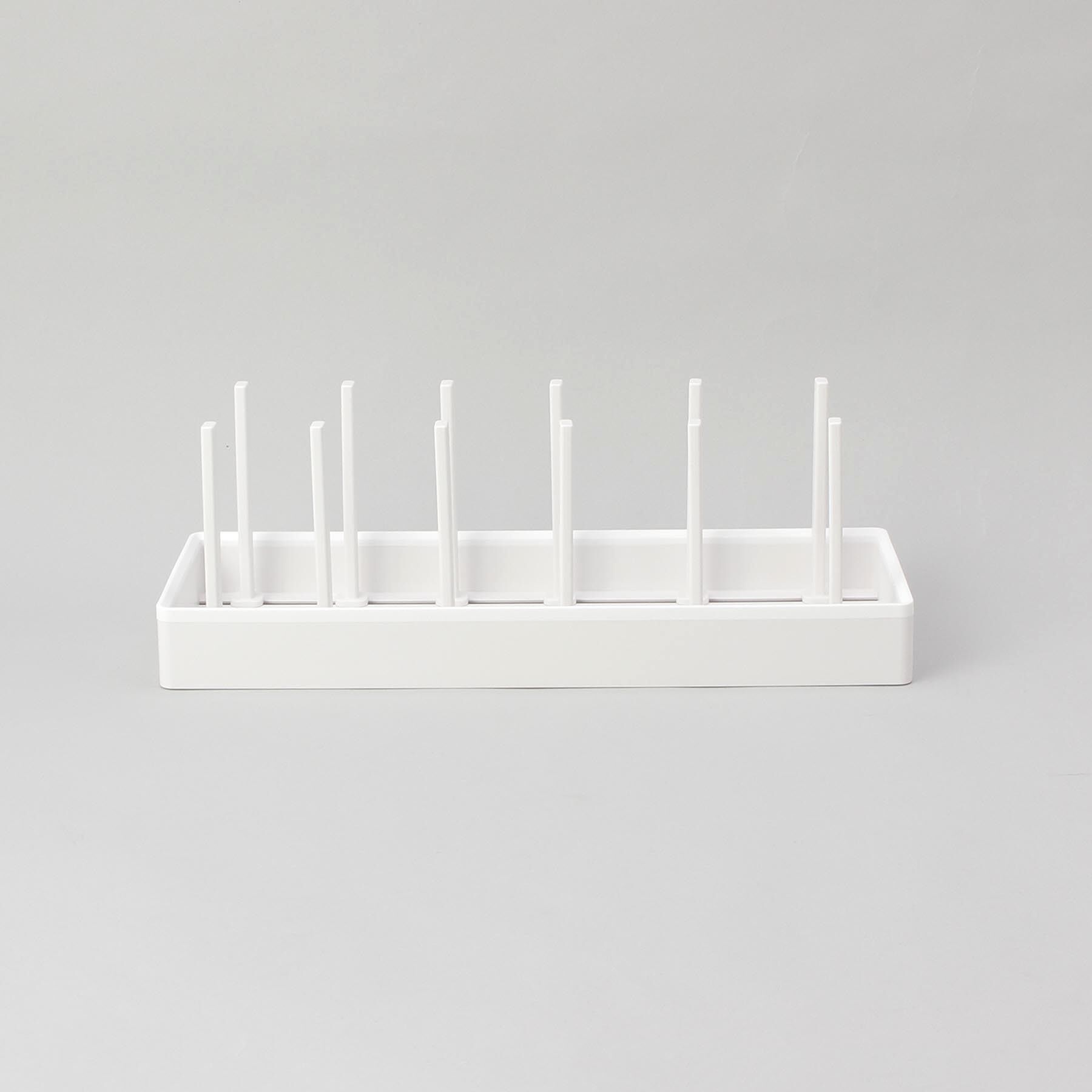 212 KITCHEN STORE「シンク下幅調節鍋蓋＆フライパン収納スタンド W40 山崎実業 ＜tower タワー＞」|食器・キッチングッズ|