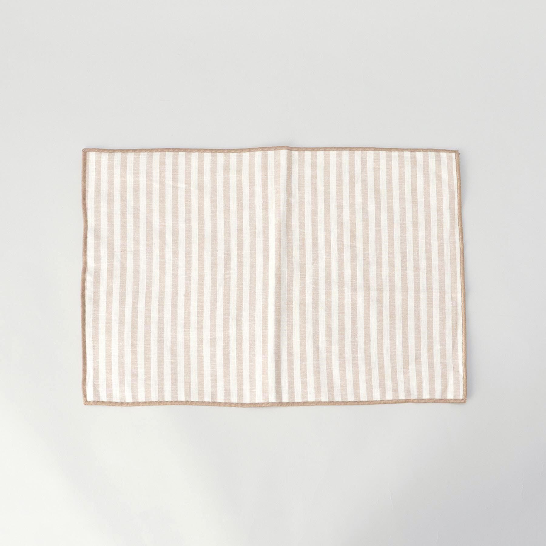 212 KITCHEN STORE「ブロックストライプ リネンコットン プレースマット NT ＜212Kオリジナル ＞」|食器・キッチングッズ|