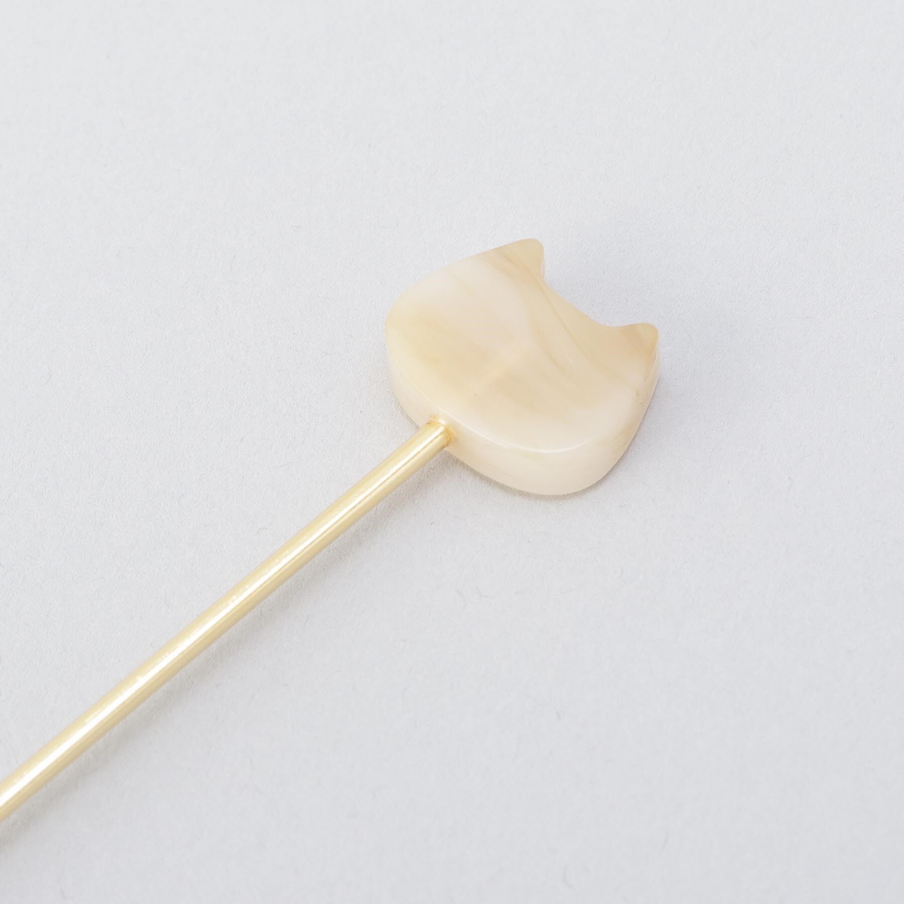 212 KITCHEN STORE「アクリルブロックネコマーブルフォークシロ」|食器・キッチングッズ|