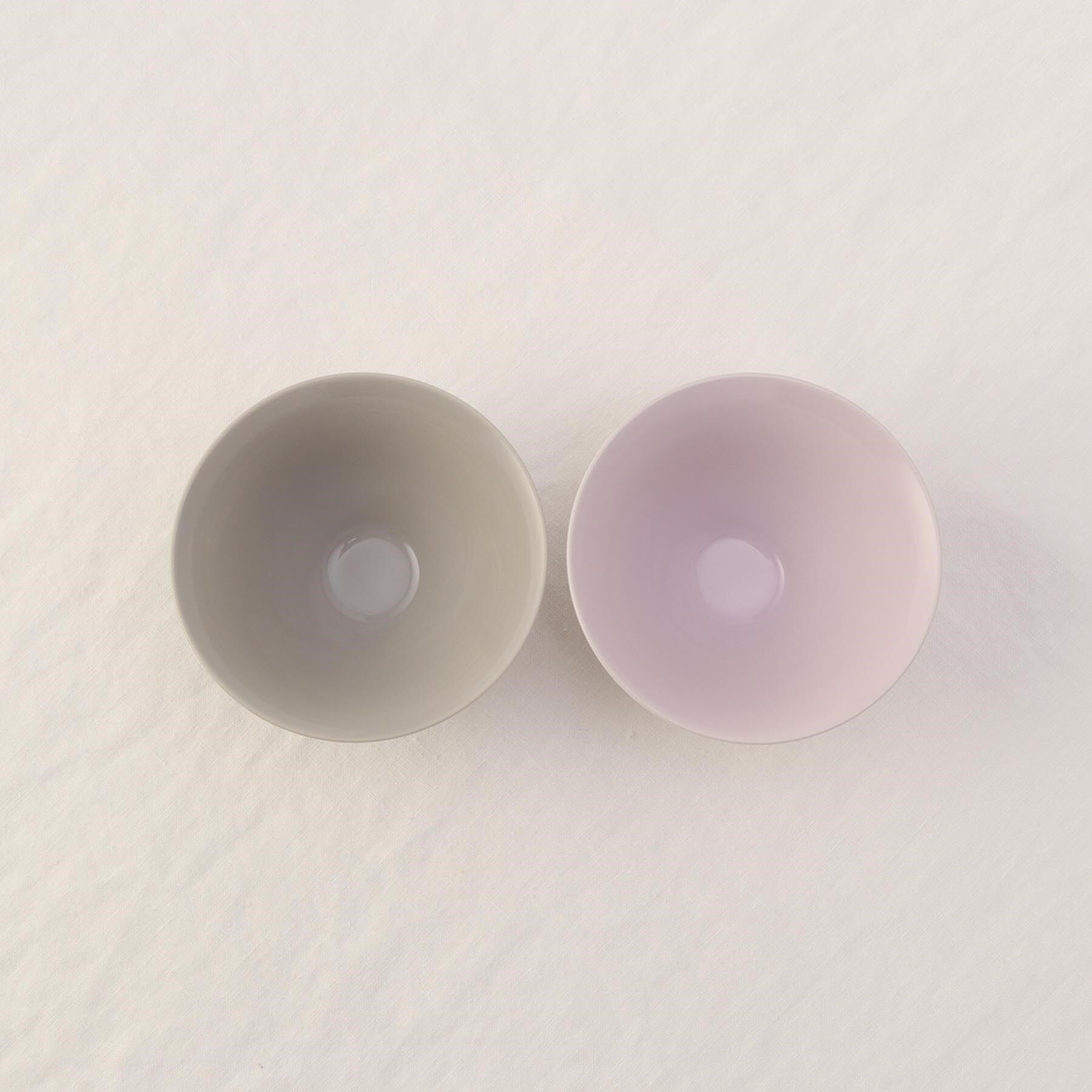 212 KITCHEN STORE「お茶碗セット グレー＆ピンク」|食器・キッチングッズ|