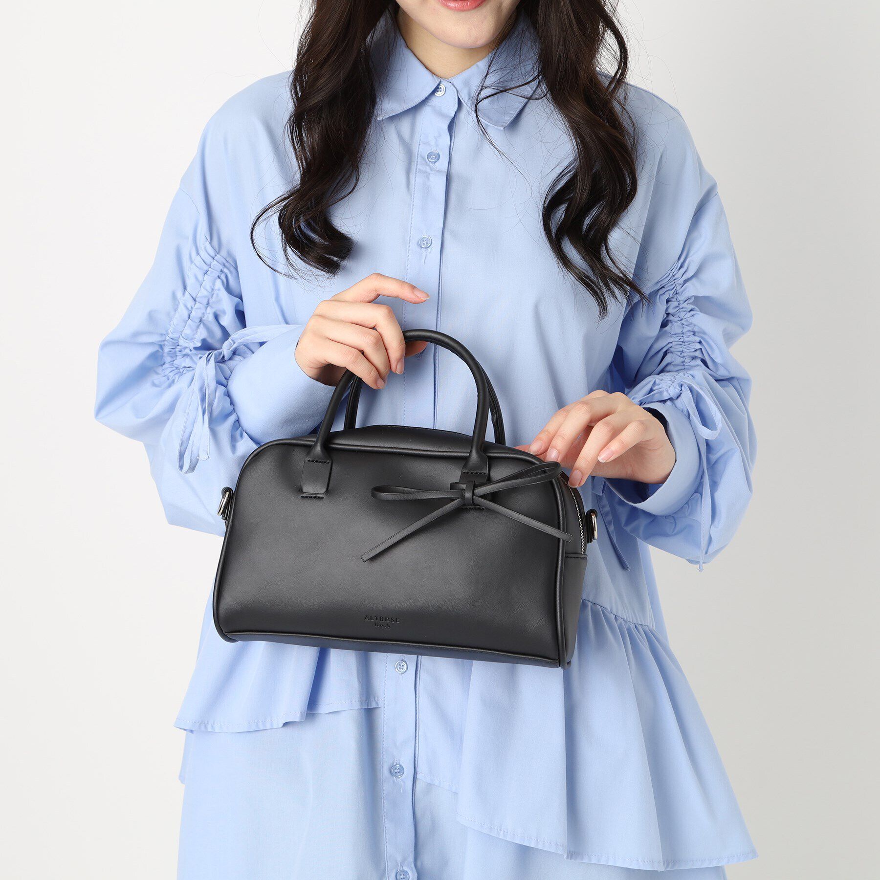 Ober Tashe「2WAY リボン ボストンバッグ」|ボストンバッグ|