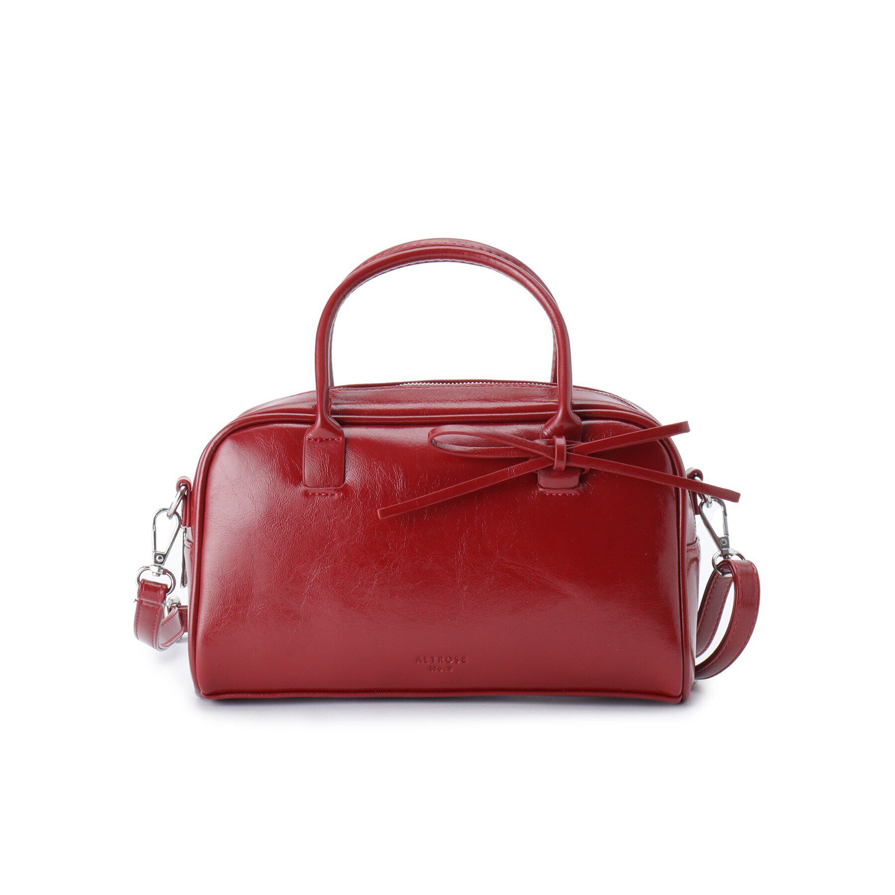 Ober Tashe「2WAY リボン ボストンバッグ」|ボストンバッグ|ﾚｯﾄﾞ(062)