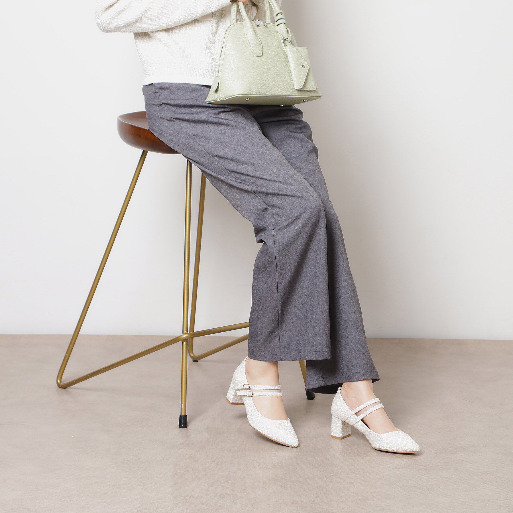 ESPERANZA「Wストラップパンプス」|パンプス|