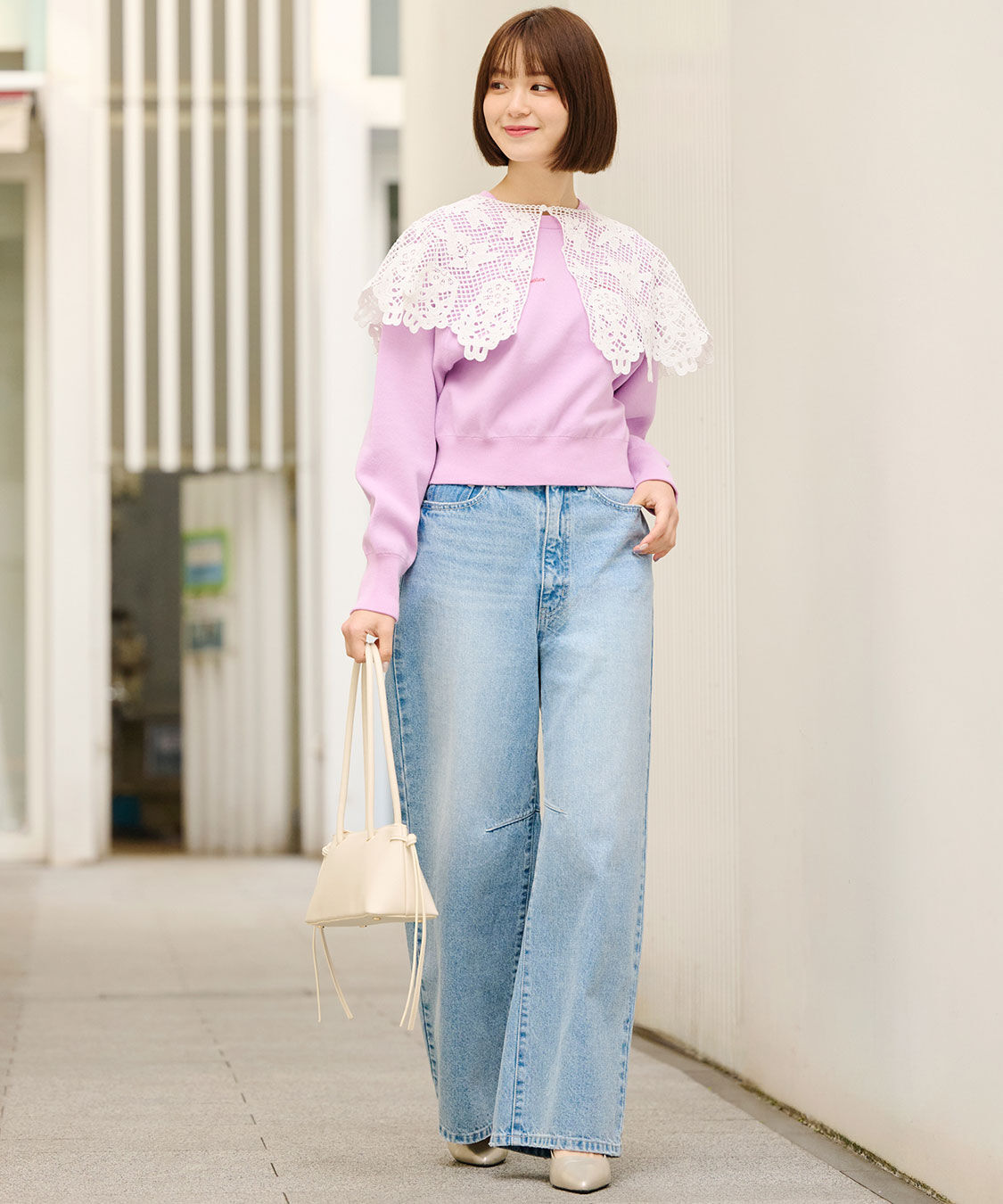 COCO DEAL「バレルワイドデニム/製品染めパンツ」|デニム|