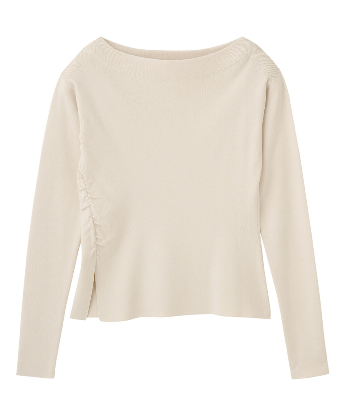 COCO DEAL「オフショルギャザーニット」|ニット・セーター|