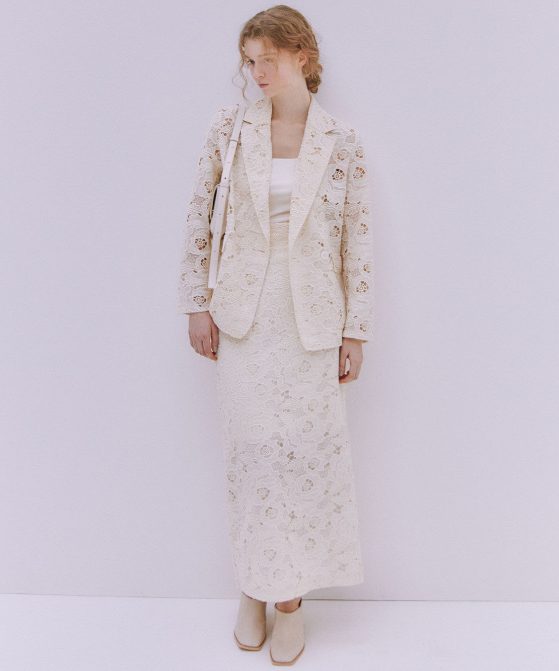 COCO DEAL「レースロングタイトスカート」|スカート|