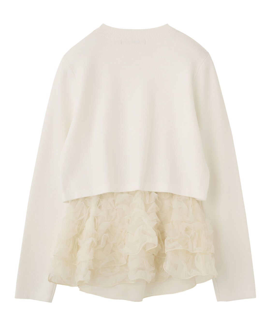 COCO DEAL「フリルペプラムブラウス&times;ニット」|シャツ・ブラウス|