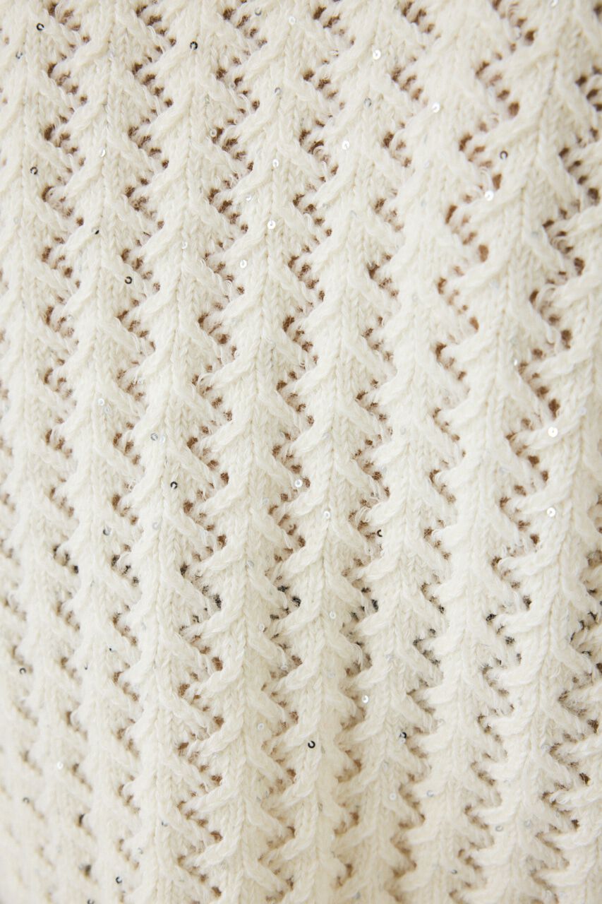 MOUSSY「GLITTER ニットカーディガン」|カーディガン|