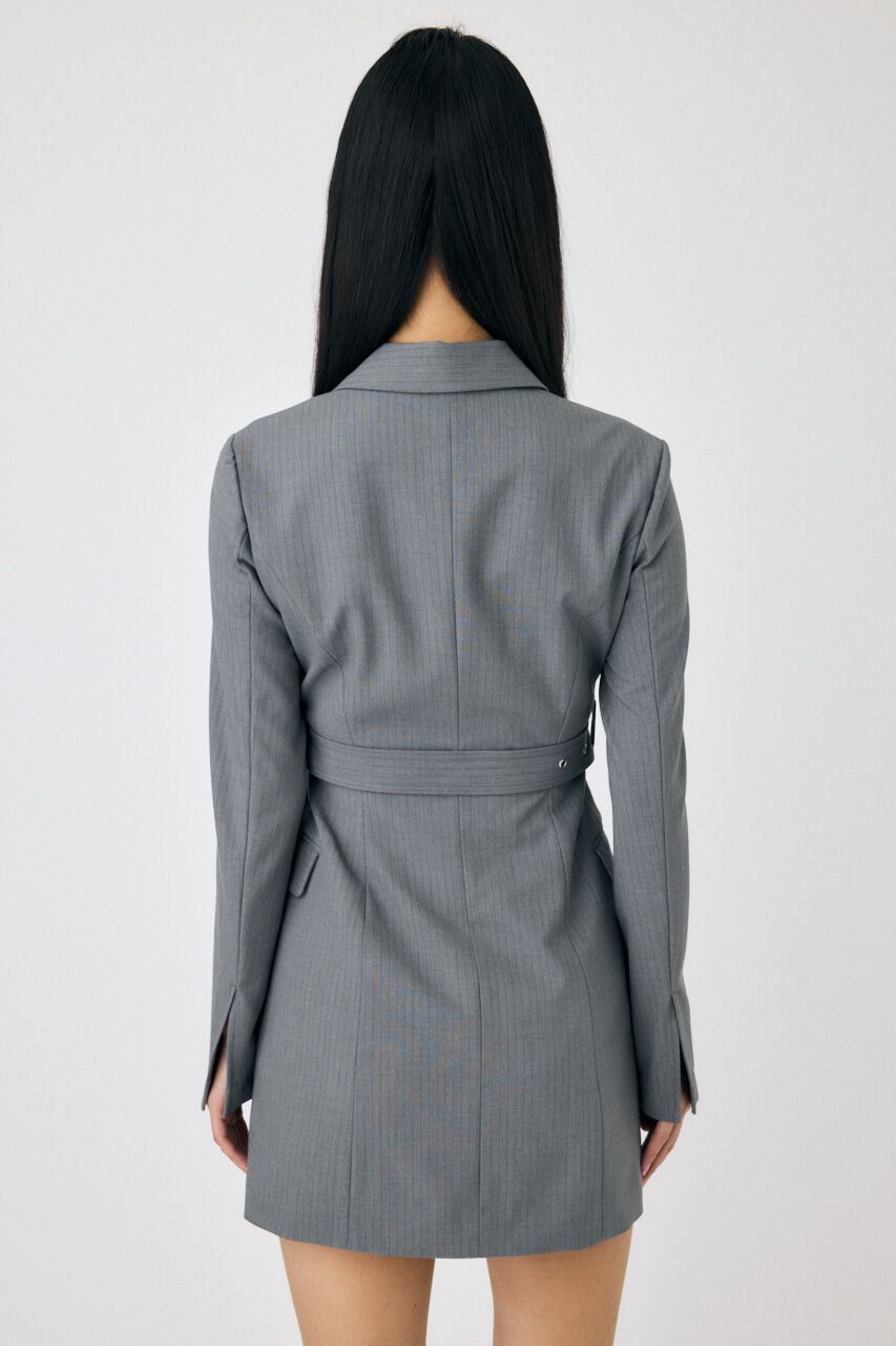 MOUSSY「LONG SLEEVE BLAZER ミニドレス」|ワンピース|