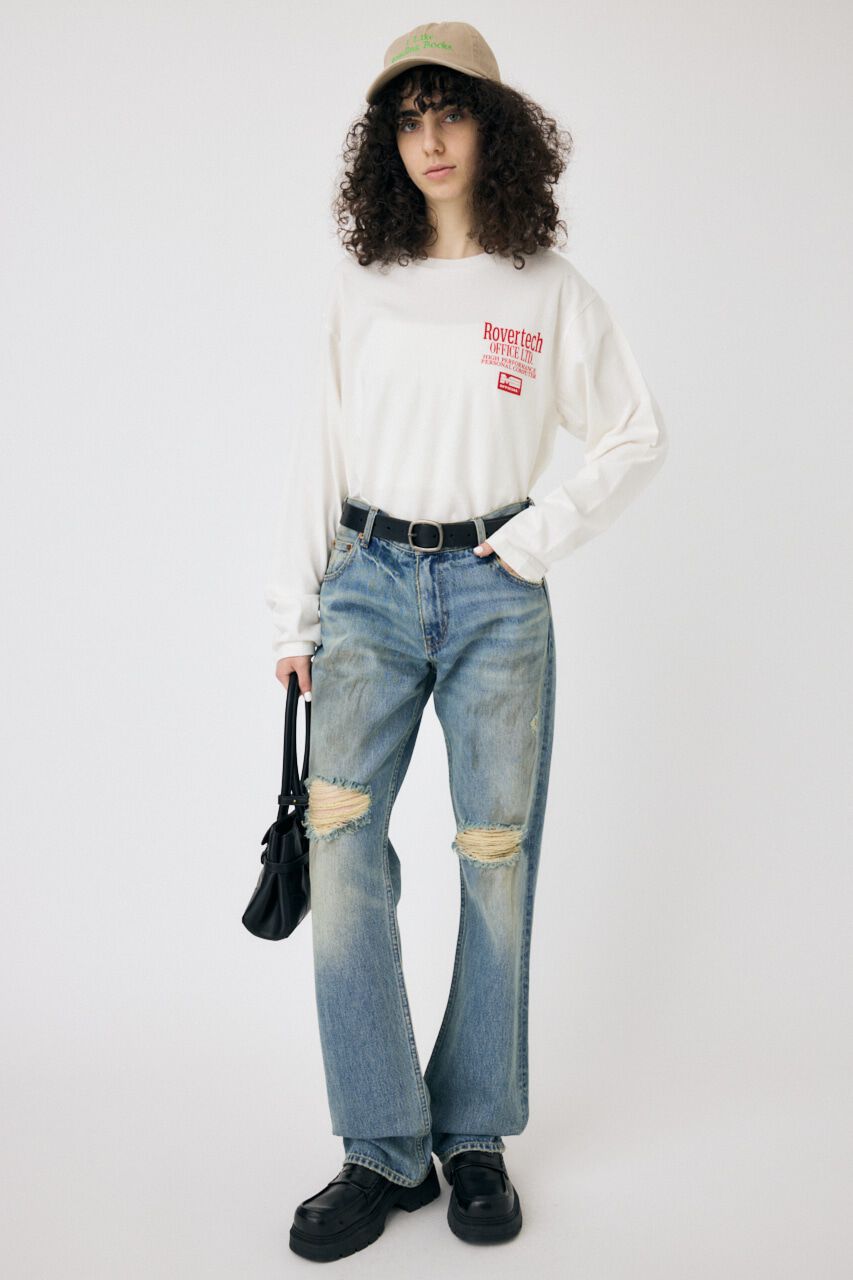 MOUSSY「COMPANY ロングスリーブTEE」|Tシャツ・カットソー|