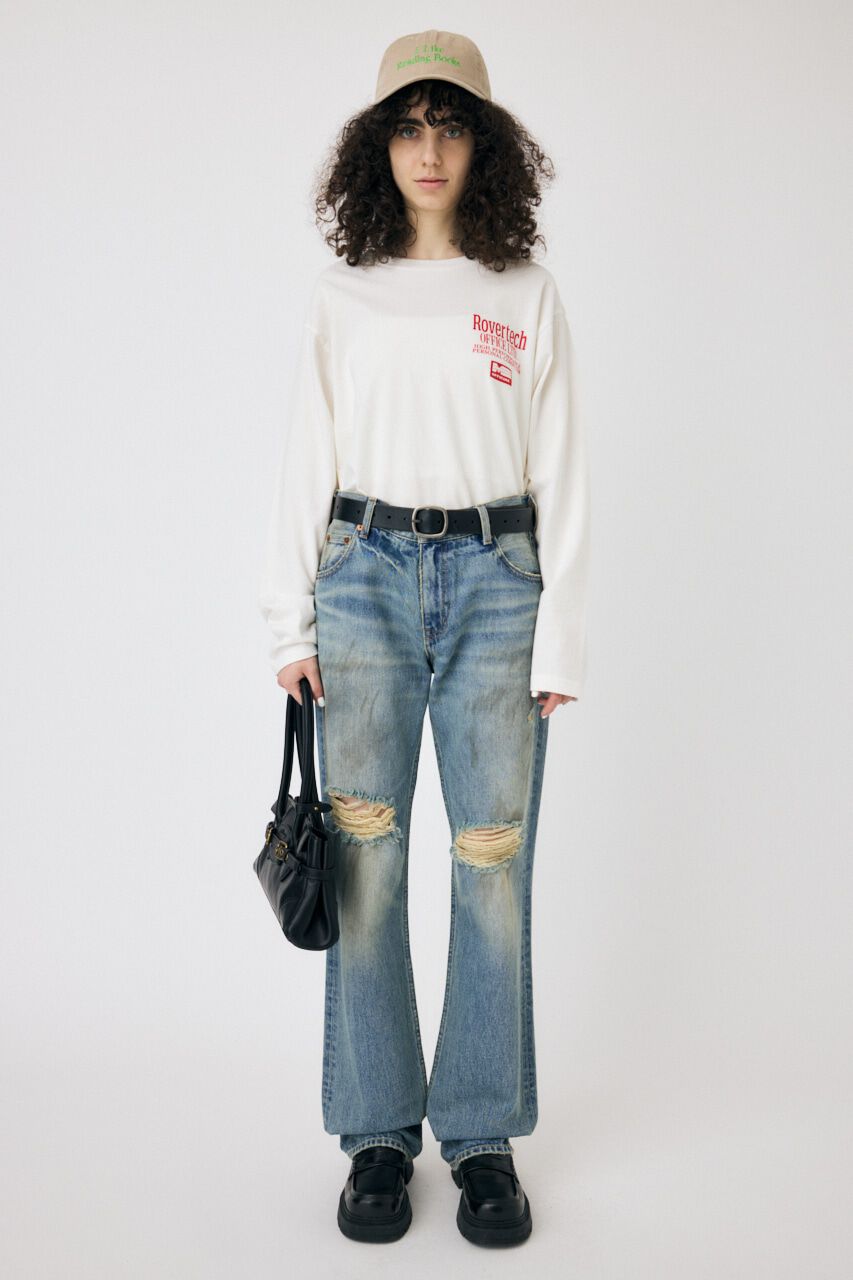 MOUSSY「COMPANY ロングスリーブTEE」|Tシャツ・カットソー|