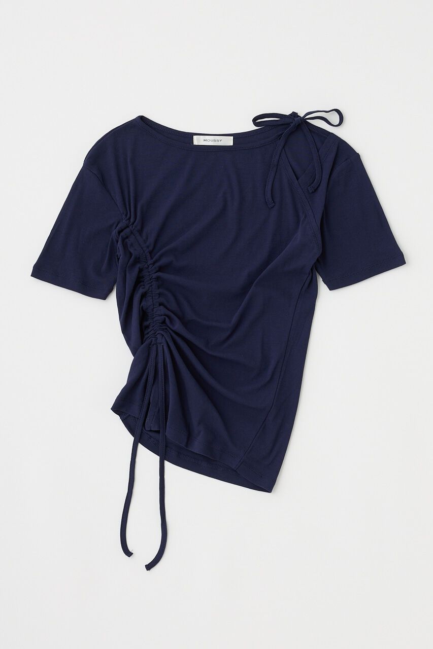 MOUSSY「ONE SHOULDER タイネック TEE」|Tシャツ・カットソー|