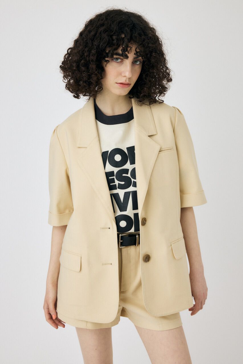 MOUSSY「SHORT SLEEVE テーラードジャケット」|その他|