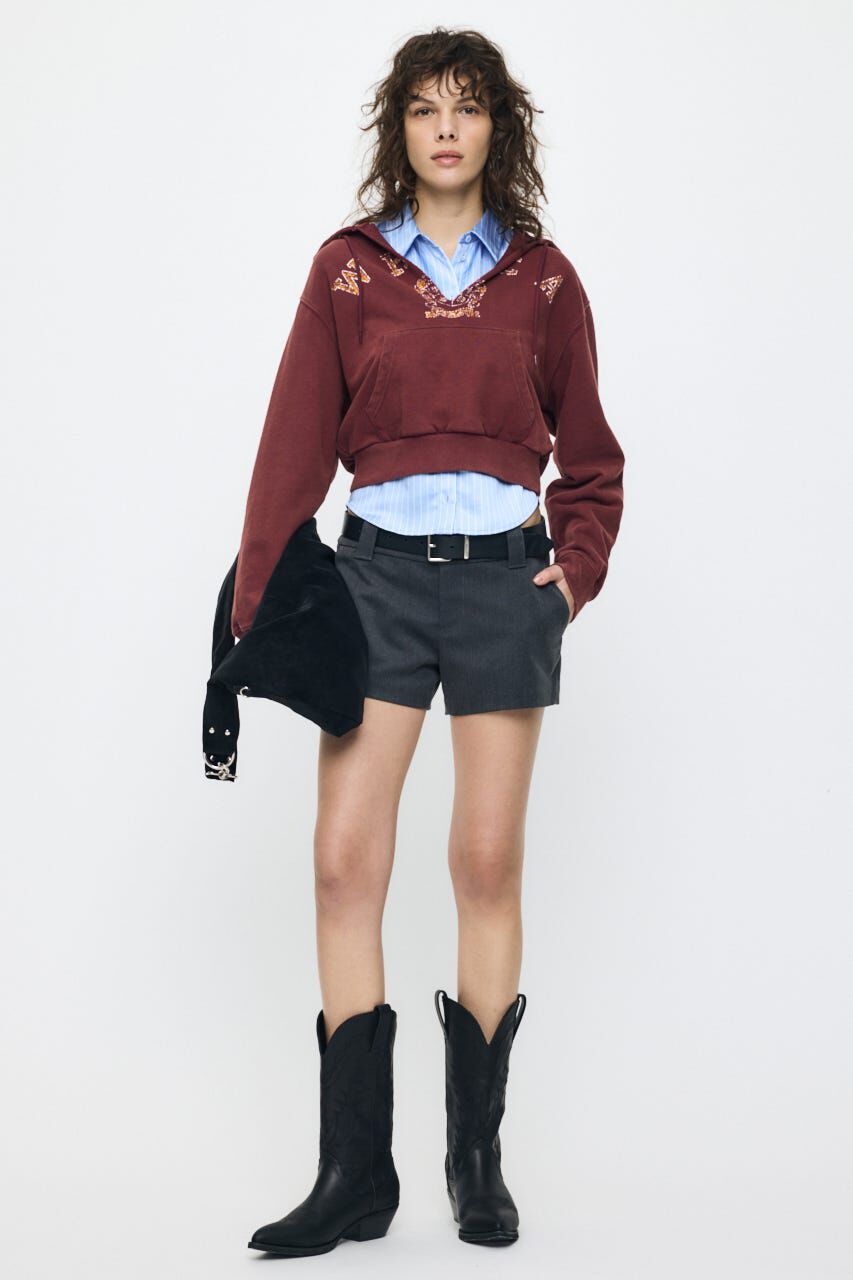 MOUSSY「RUGGED LOGO フーディー」|パーカー|