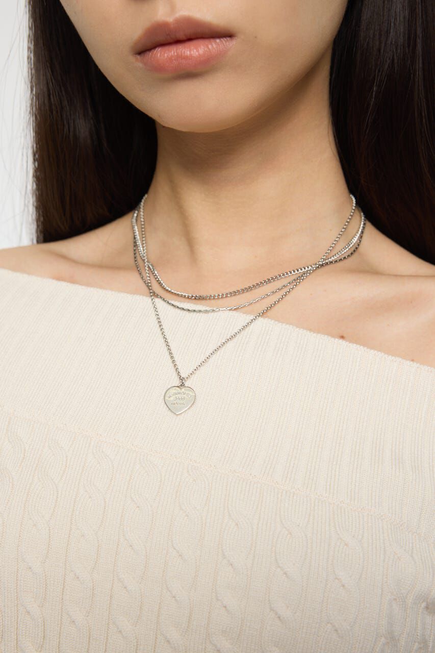 MOUSSY「COIN HEART ネックレスセット」|ネックレス|