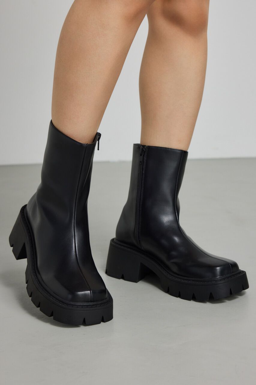 rienda「スクエアトゥースリムタンクソールブーツ」|その他|