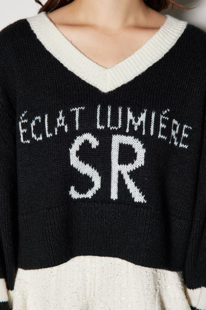 rienda「ユニフォームルーズニットトップス」|ニット・セーター|