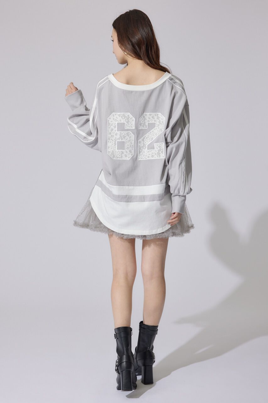 rienda「ユニフォームレディーロンT」|Tシャツ・カットソー|