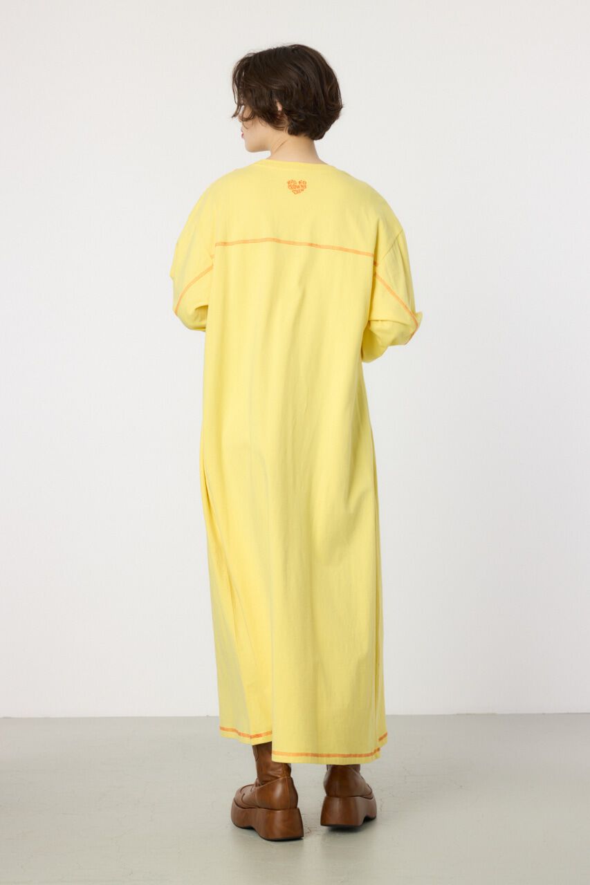 RODEO CROWNS「配色ステッチティアードマキシワンピース」|ワンピース|