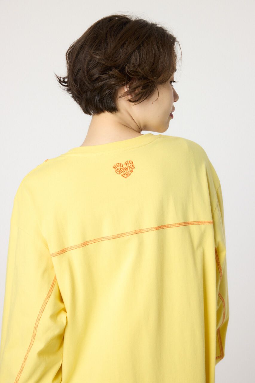 RODEO CROWNS「配色ステッチティアードマキシワンピース」|ワンピース|