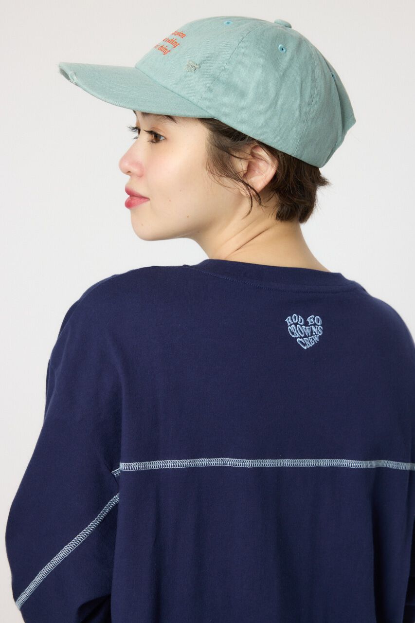 RODEO CROWNS「配色ステッチティアードマキシワンピース」|ワンピース|