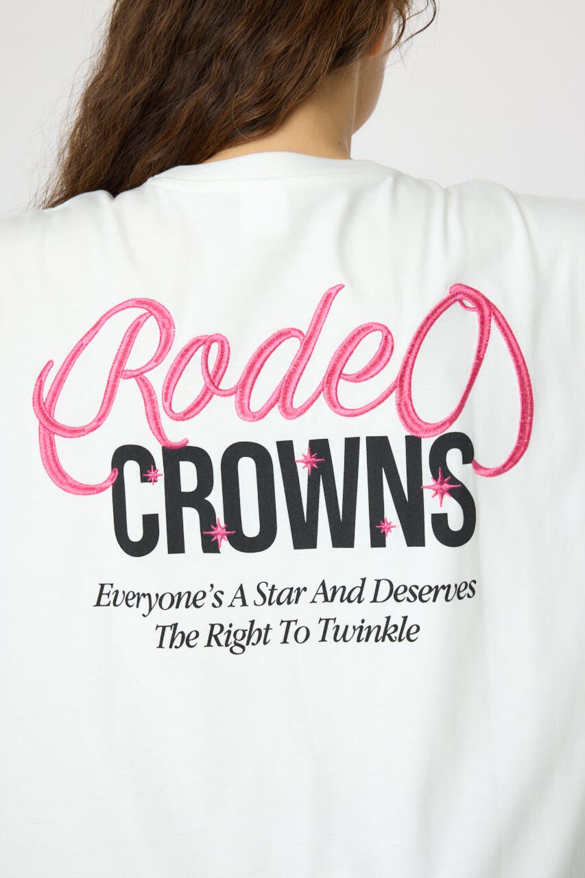 RODEO CROWNS「ラメ糸刺繍ロゴワンピース」|ワンピース|