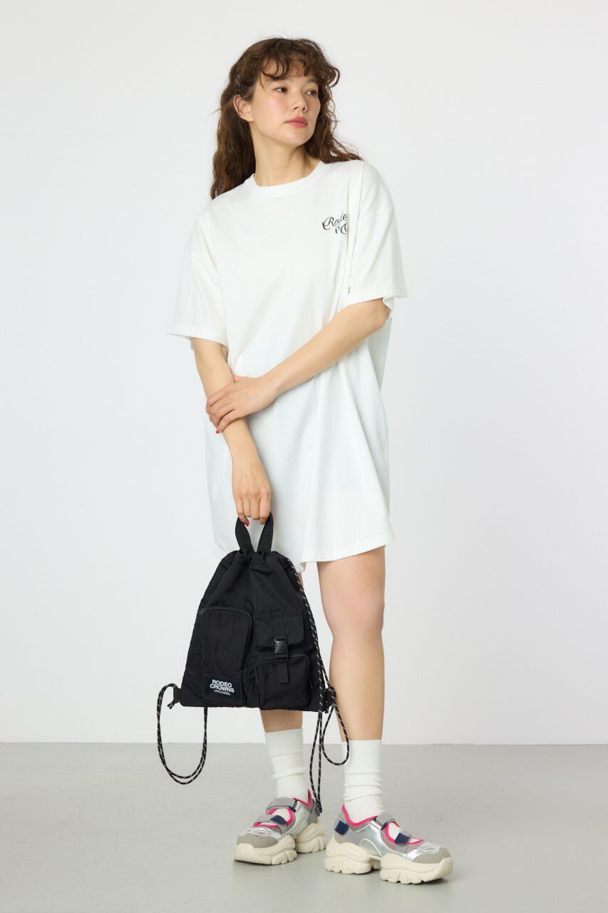 RODEO CROWNS「ラメ糸刺繍ロゴワンピース」|ワンピース|