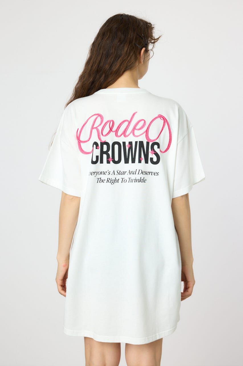 RODEO CROWNS「ラメ糸刺繍ロゴワンピース」|ワンピース|