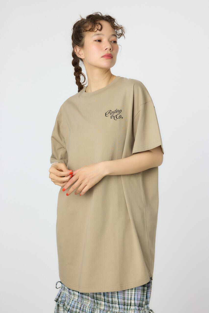 RODEO CROWNS「ラメ糸刺繍ロゴワンピース」|ワンピース|