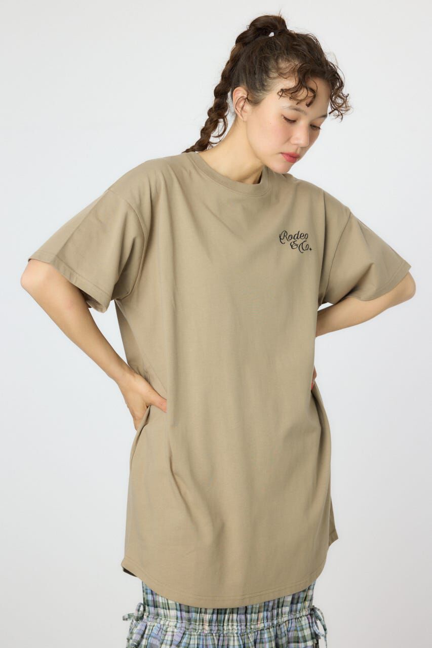 RODEO CROWNS「ラメ糸刺繍ロゴワンピース」|ワンピース|