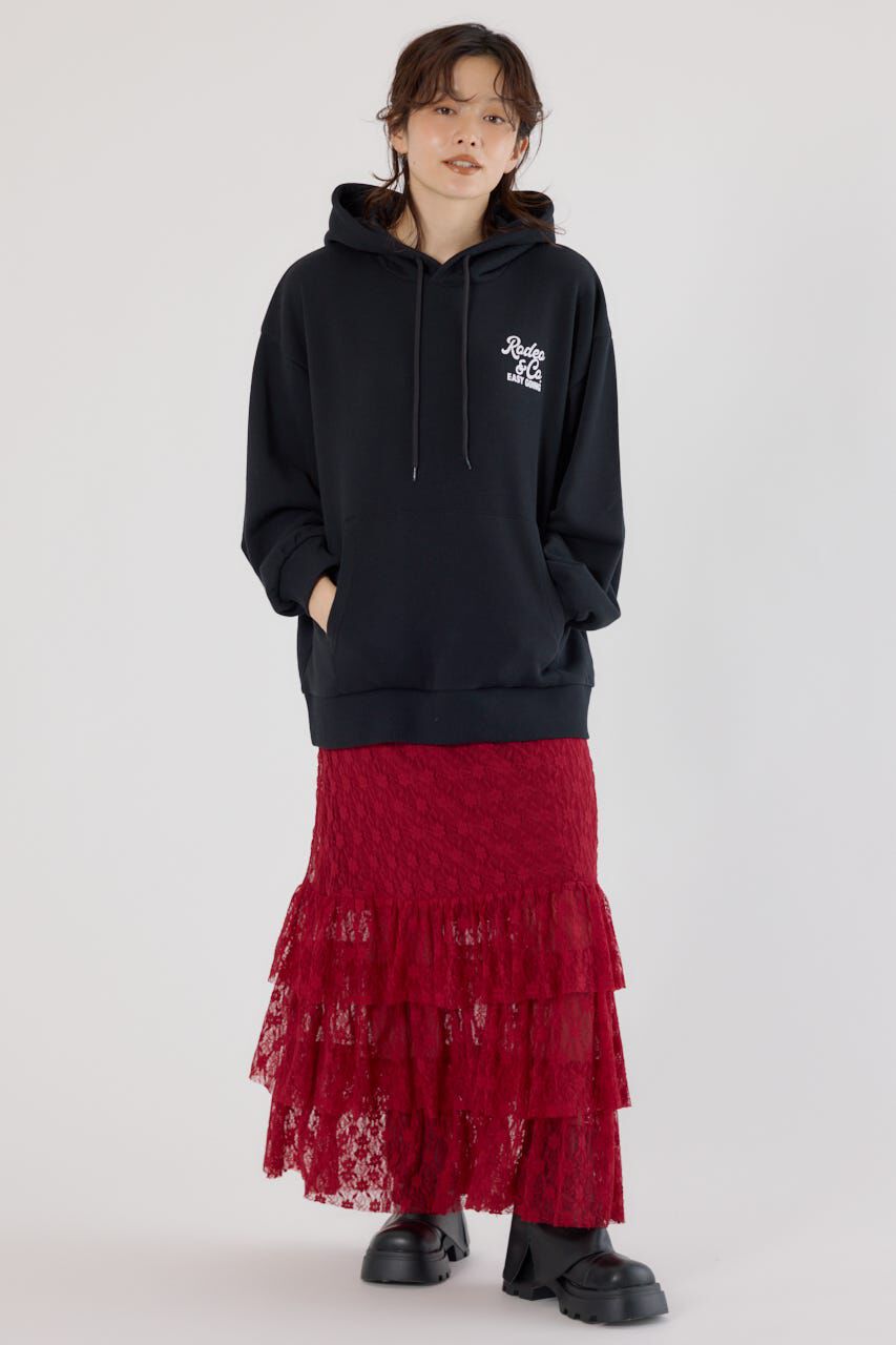 RODEO CROWNS「バックエンボススクリプトロゴパーカー」|パーカー|