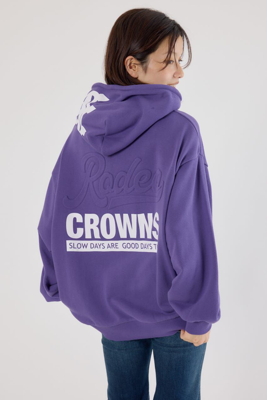 RODEO CROWNS「バックエンボススクリプトロゴパーカー」|パーカー|PUR