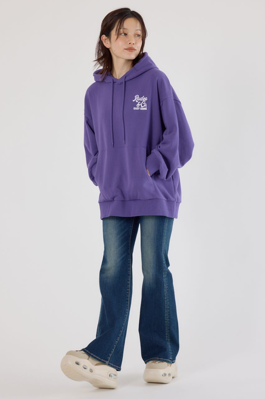 RODEO CROWNS「バックエンボススクリプトロゴパーカー」|パーカー|