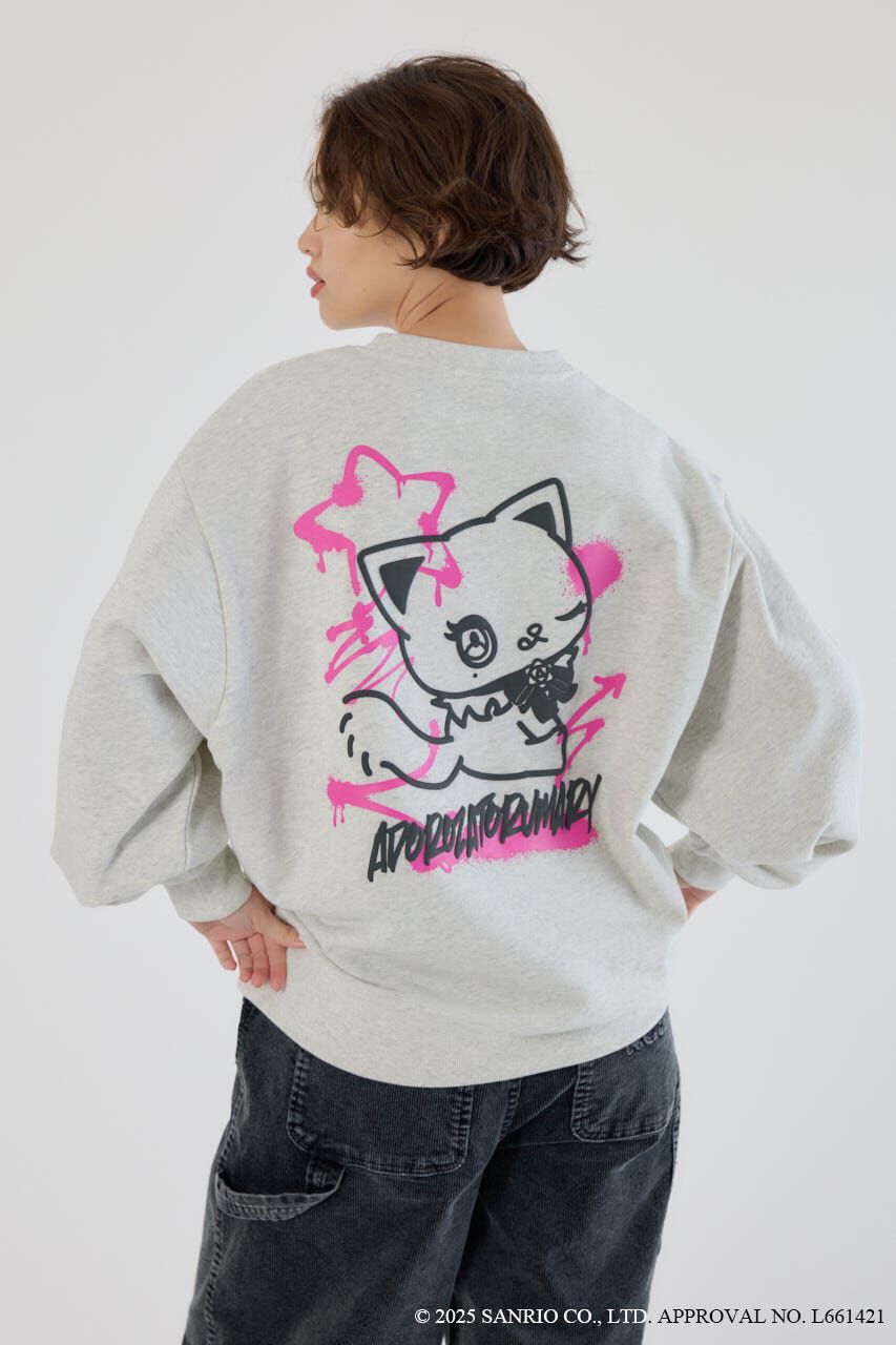 RODEO CROWNS「(サンリオキャラクターズ) アドローザ スウェット」|パーカー|L/T.GRY1