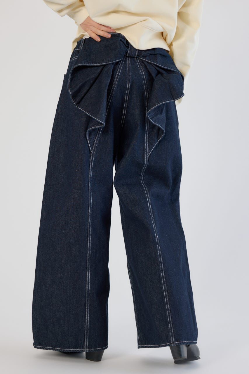 RODEO CROWNS「ビッグリボンデニムパンツ」|デニム|