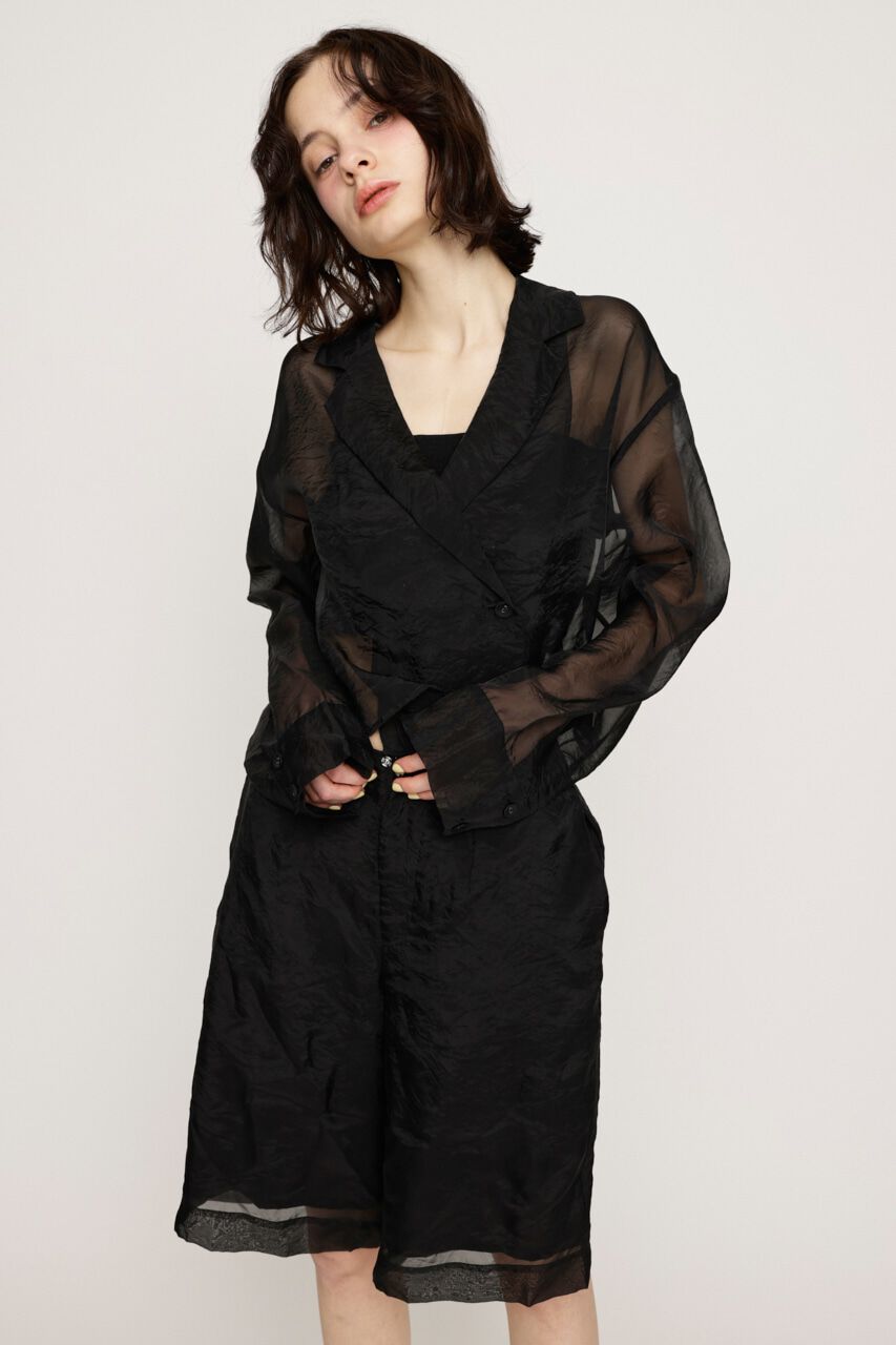 SLY「SHEER TAILOR ジャンプスーツ」|ワンピース|