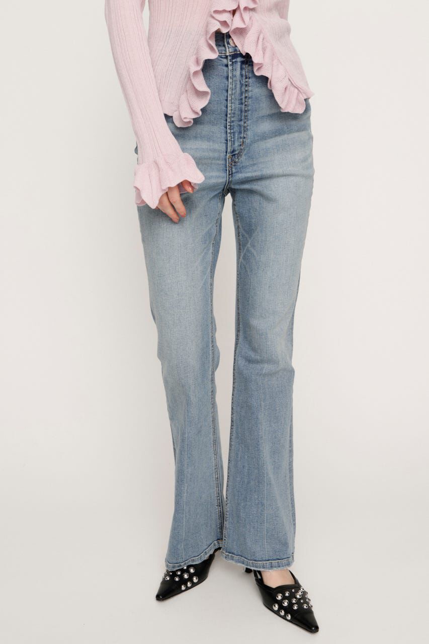 SLY「HW FLARE PT WITH ROICA（R）EF」|デニム|