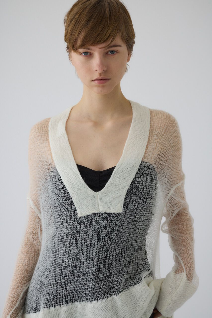 RIM.ARK 「Low gauge mohair mix knit」|ニット・セーター|