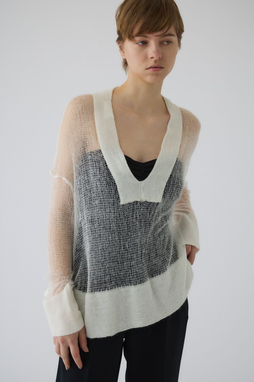RIM.ARK 「Low gauge mohair mix knit」|ニット・セーター|