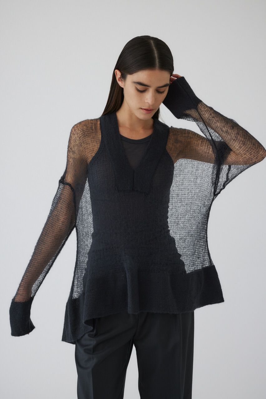 RIM.ARK 「Low gauge mohair mix knit」|ニット・セーター|