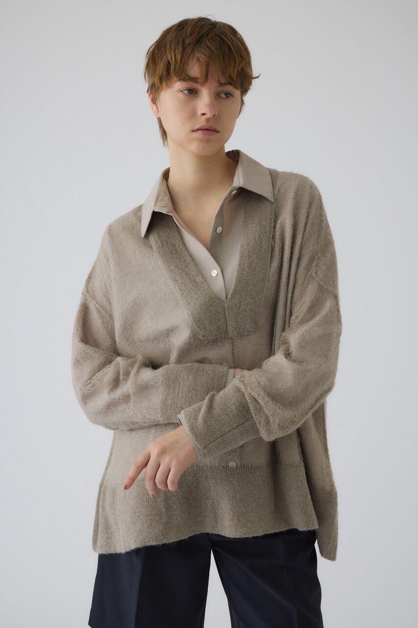 RIM.ARK 「Low gauge mohair mix knit」|ニット・セーター|