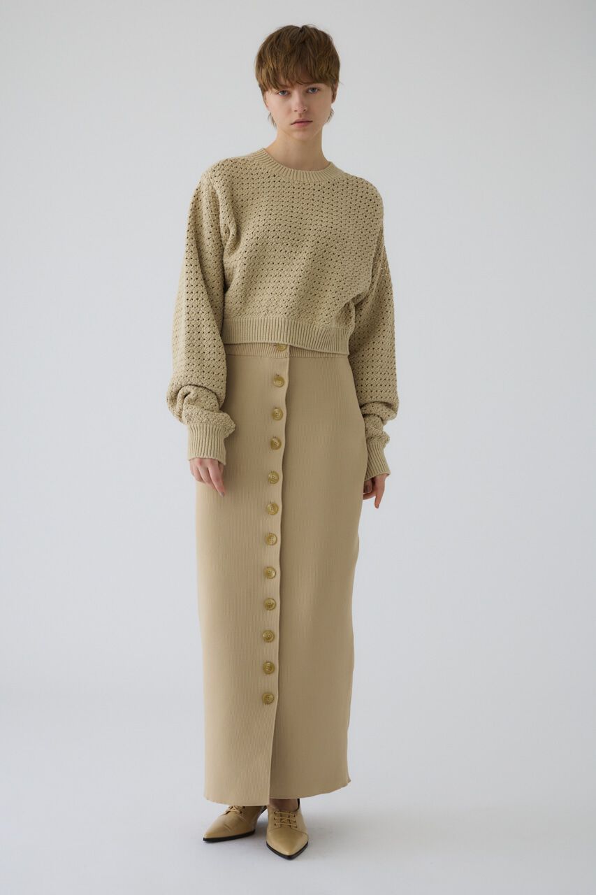 RIM.ARK 「Pattern knitting cotton knit」|ニット・セーター|