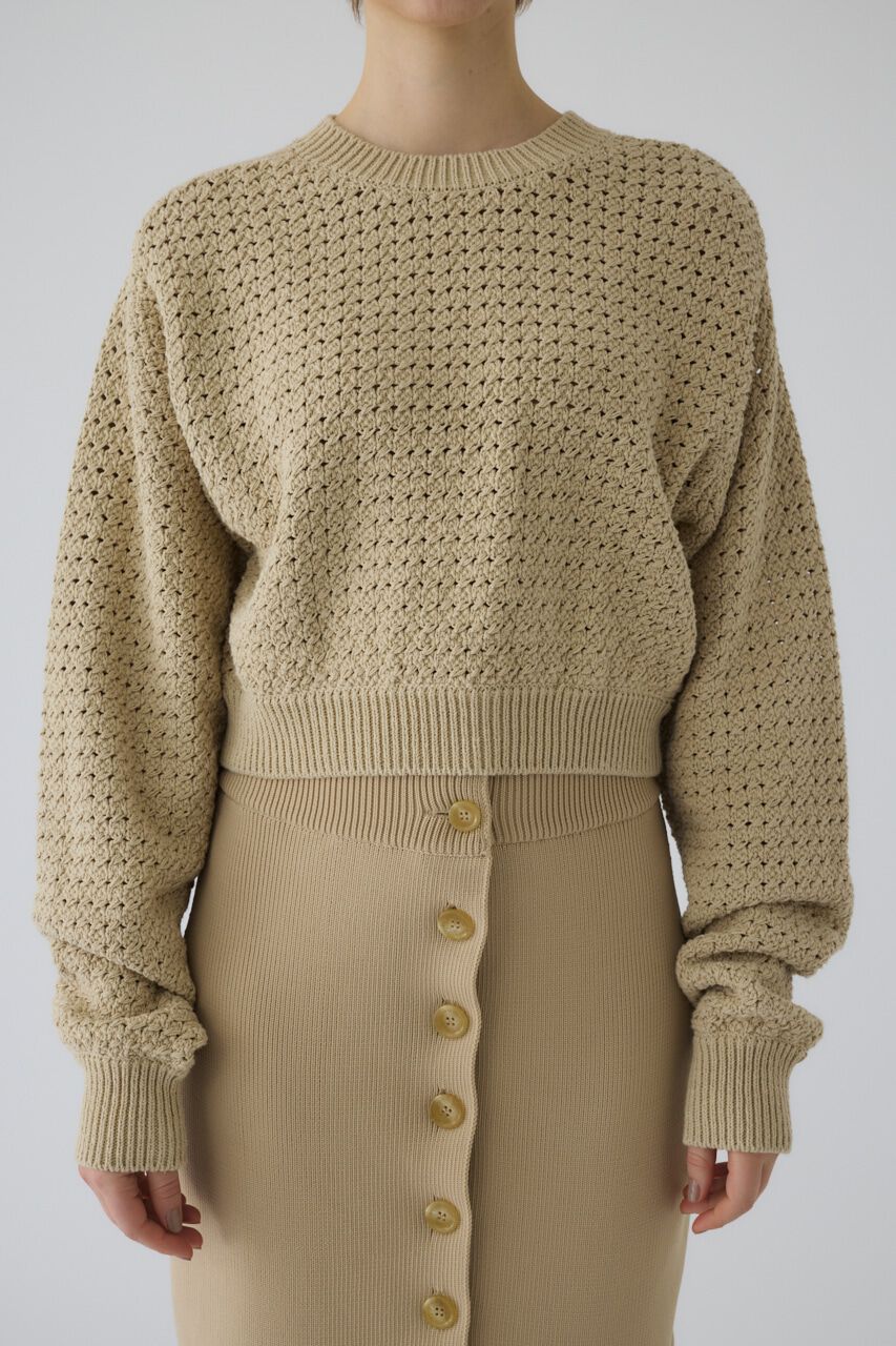 RIM.ARK 「Pattern knitting cotton knit」|ニット・セーター|